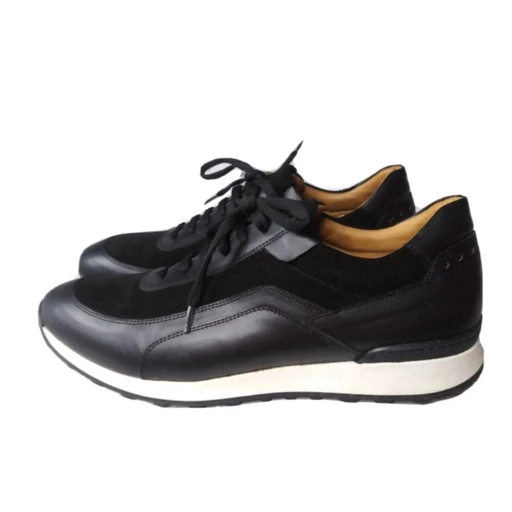 VARDA Men's Shoes Italian Leather Lace Up Casuals Size 12 M EU 45 Retail $395